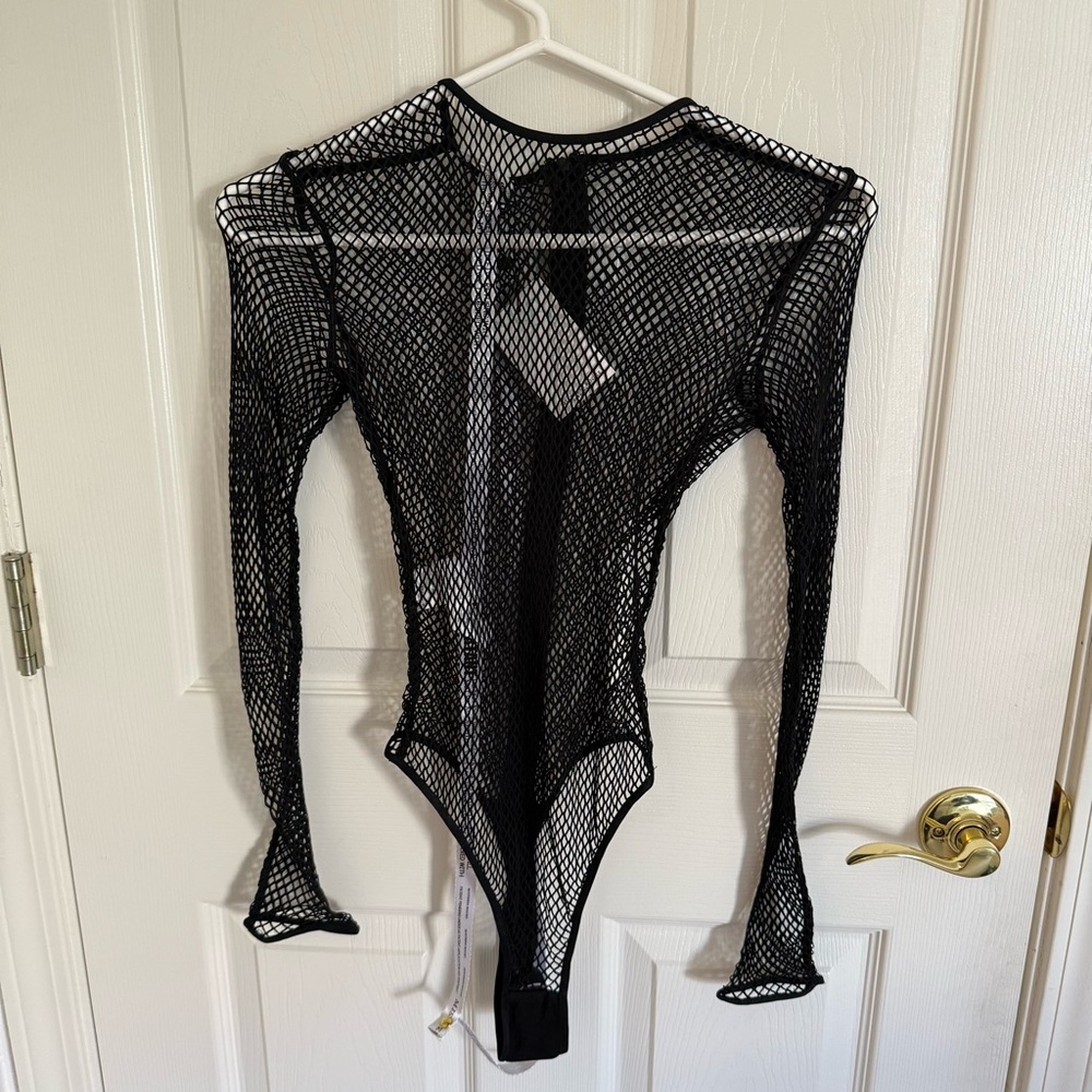 Mistress Rocks Black Mesh Top